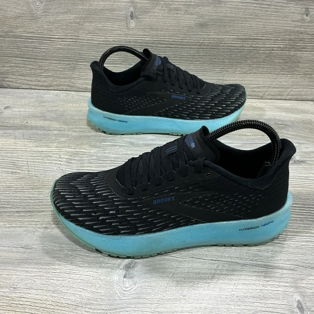 Brooks Women's Hyperion Tempo Size 7.5 B Med Running Sneakers 1203281B082 Black
